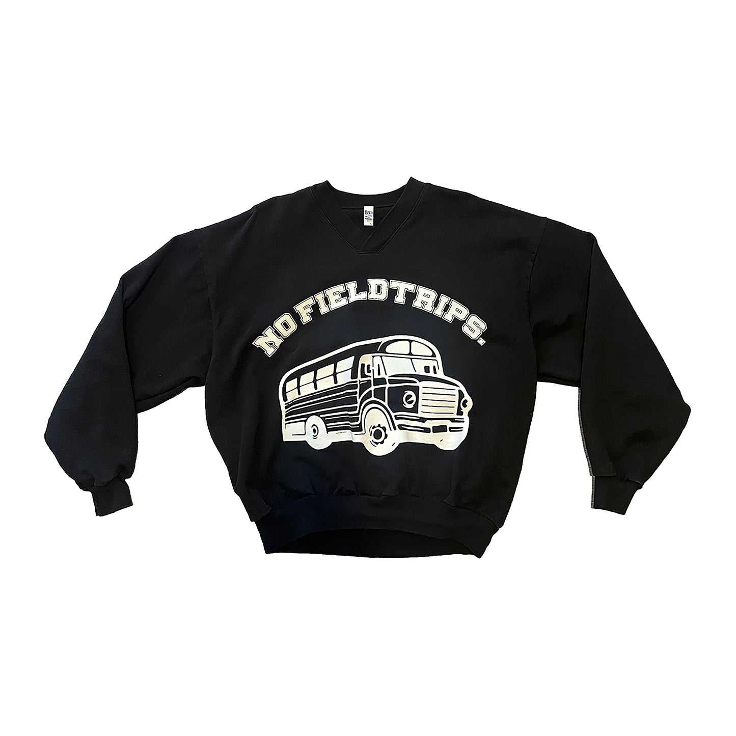 Heavy V-Neck Logo Crewneck